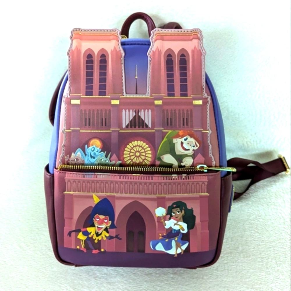 LOUNGEFLY x DISNEY | The Hunchback of Notre Dame Backpack 🎒, RARE Collectible